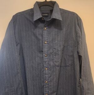 Puritan Men's Casual Blue Button Down Shirt